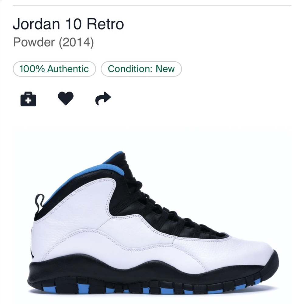 Air Jordan retro 10 powder men’s size 13